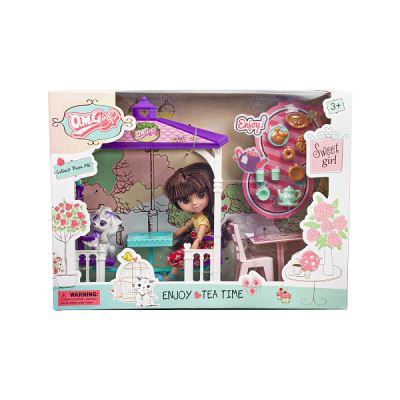 Кукла Sweet Girl с питомцем в домике в ассортименте (Где лучшая цена?)