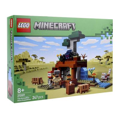 Конструктор LEGO Minecraft Экспедиция на шахту армадилло 247дет с 8лет (Где лучшая цена?)