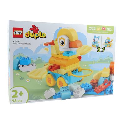 Конструктор LEGO DUPLO Животные на Колесах 3в1 58дет с 2лет (Где лучшая цена?)
