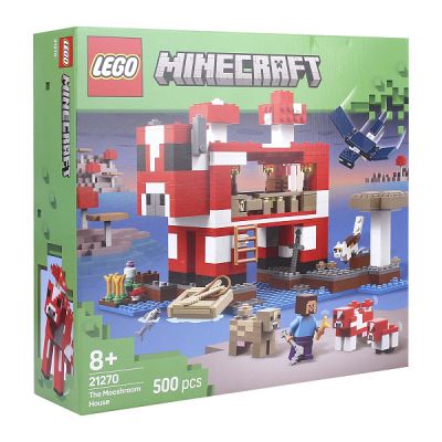 Конструктор LEGO Minecraft Дом грибной коровы 500дет с 8лет (Где лучшая цена?)