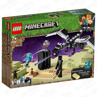 Конструктор LEGO Minecraft 21151 Последняя битва с 7 лет (Где лучшая цена?)