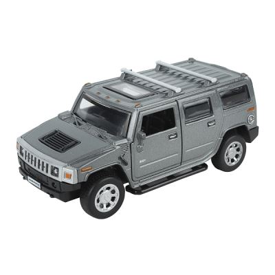 Машина Технопарк Hummer H2 с инерционным механизмом серебристый 12см с 3лет (Где лучшая цена?)