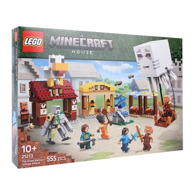Конструктор LEGO Minecraft Нападение Гаста на деревню 555дет с 10лет (Где лучшая цена?)