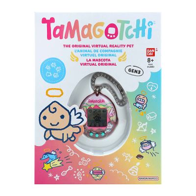 Игрушка интерактивная Тамагочи с цепочкой розово-красная с 8лет (Где лучшая цена?)