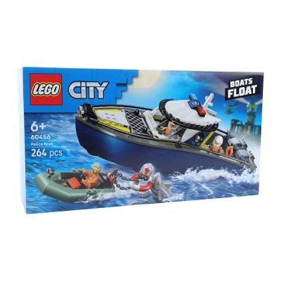 Конструктор LEGO City Погоня на Полицейском Катере 264дет с 6лет (Где лучшая цена?)