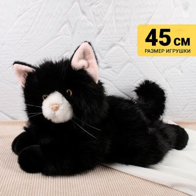 Игрушка мягкая Lanson Toys Кот Барсик черный 45см (Где лучшая цена?)