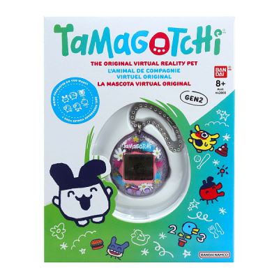 Игрушка интерактивная Тамагочи с цепочкой розово-фиолетовая с 8лет (Где лучшая цена?)