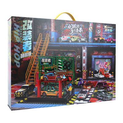Парковка Lanson Toys с металлическими машинками 16шт световые эффекты (Где лучшая цена?)