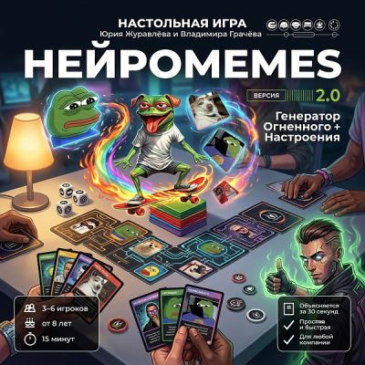 Игра Настольная Magellan Нейромемы 2.0 Генератор Огненного Настроения карточная Развлекательная внимательность воображение с 8лет (Где лучшая цена?)