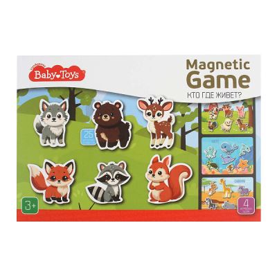Игра магнитная Кто где живет с 3лет (Где лучшая цена?)