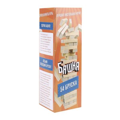 Игра настольная Simaland Падающая башня на ловкость и внимательность 54 бруска (Где лучшая цена?)
