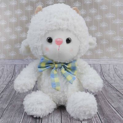 Игрушка мягкая Lanson Toys Ягненок пушистый белый 30см (Где лучшая цена?)