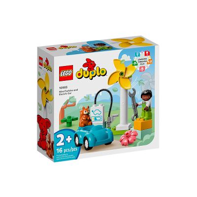 Конструктор Lego duplo Ветрогенератор и электромобиль 16дет (Где лучшая цена?)