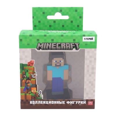 Фигурка Minecraft Стив коллекционная с 3лет (Где лучшая цена?)