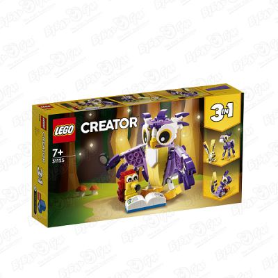 Конструктор LEGO CREATOR «Удивительные лесные обитатели» с 7лет (Где лучшая цена?)