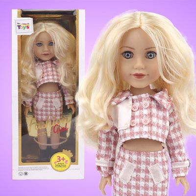 Кукла-блондинка Lanson Toys в клетчатом костюме (Где лучшая цена?)