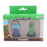 Набор фигурок-штампиков Minecraft Стив и Крипер с 3лет (Где лучшая цена?)