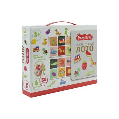 Игра развивающая Baby Toys лото тактильное 36фишек 6карточек с 3лет (Где лучшая цена?)
