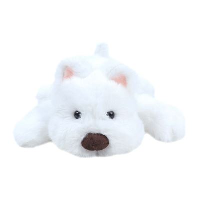 Игрушка мягкая Lanson Toys Собачка пушистая белая 30см с 3лет (Где лучшая цена?)
