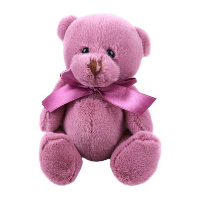 Игрушка мягкая Lanson Toys Мишка лиловый текстиль 14,5см (Где лучшая цена?)
